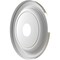 Ekena Millwork Traditional PVC Medallion (Canopies up to 9 1/2"), 16"OD x 3 1/2"ID x 1 3/8"P, Bright Coat Chrome CMP16TRBCR - alternate 5